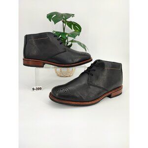 Wolky Cayenne Men's Size 10.5 US Leather Black Chukka Oxford Shoes Casual 2186